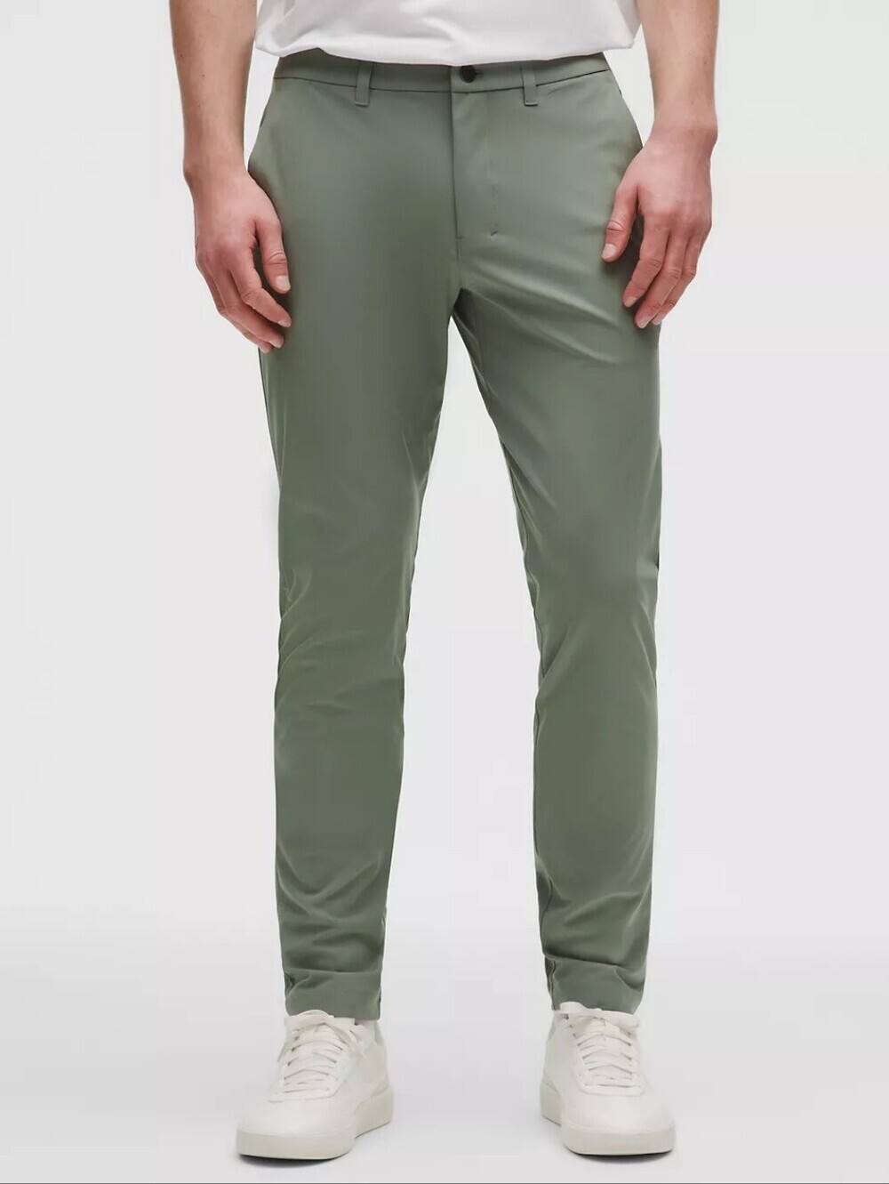 Lululemon Men's ABC Slim Fit Trouser Size 32 Warpstreme Willow Leaf Green Pants